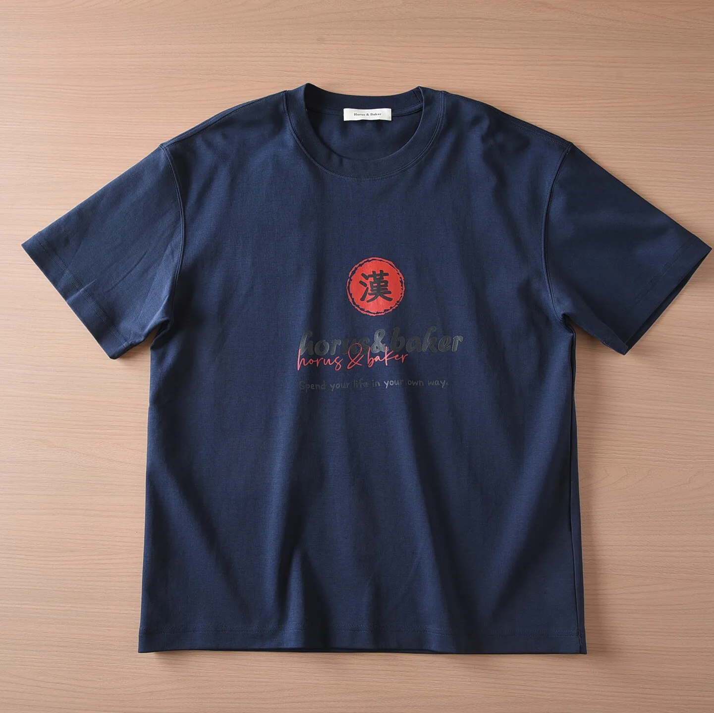 8604# Summer New Japanese Retro Short Sleeve O-neck Letter Printed T-shirt Men's Fashion 100% Cotton Washed Casual Loose Tops