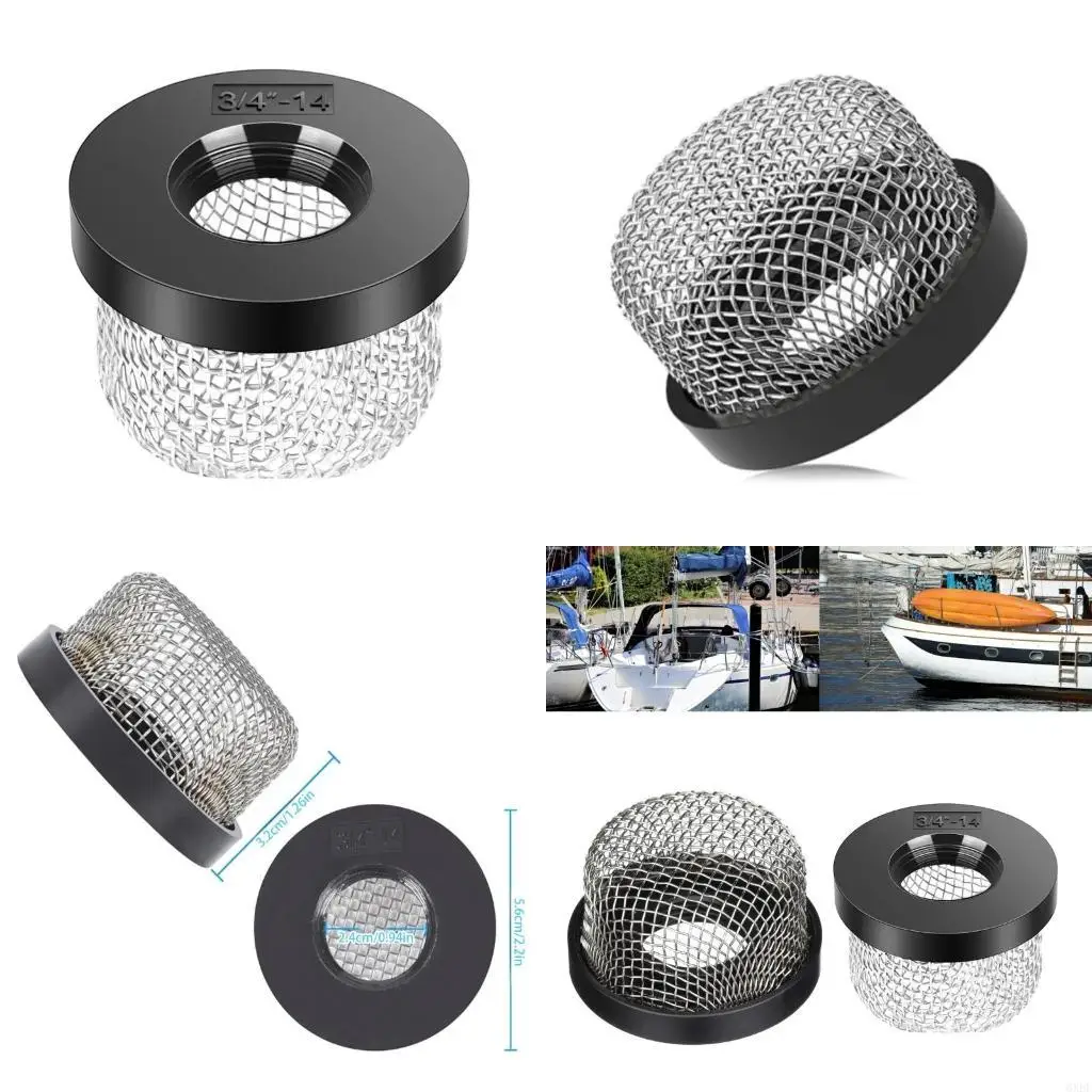 6XDF 3/4inch-14 Female Thread Mesh Aerator Screen Strainer For Livewell Pump Garden Home Improvement Plumbing Fixtures
