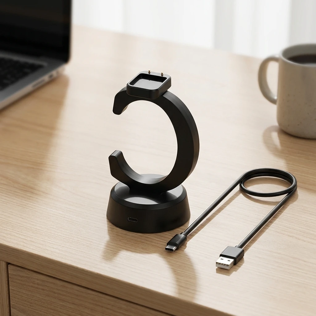 Charging Stand Dock for Honor GS5 X5 Galaxy Fit3 Keep B5 Smartwatch, Magnetic USB-C Charging Base with Cable