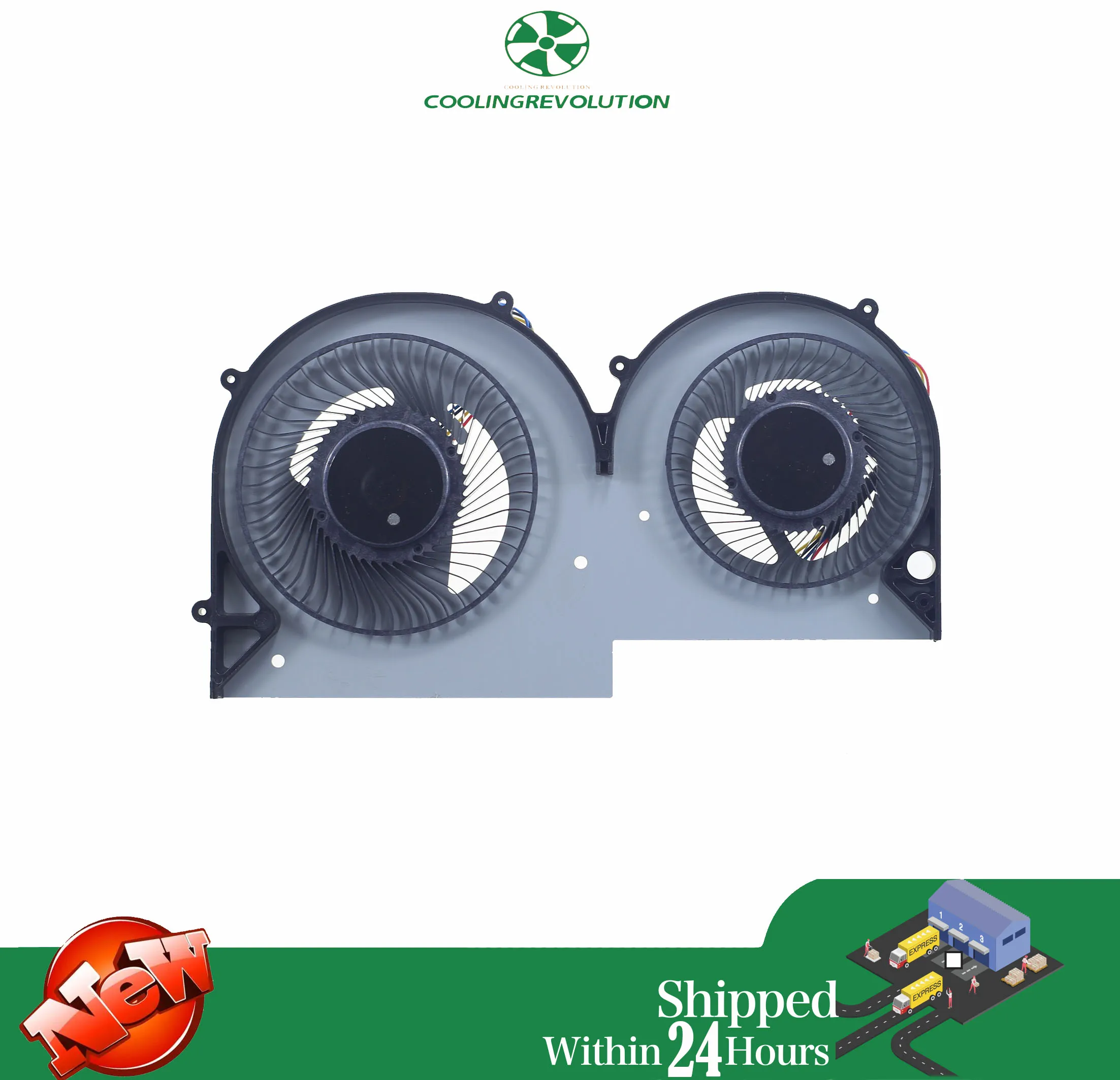 Laptop CPU GPU Cooling Fan for MSI Summit E16 Flip Evo A11MT A12MT MS-1591 Prestige 16 A13M BS5005HS-U3J BS5205HS-U5L