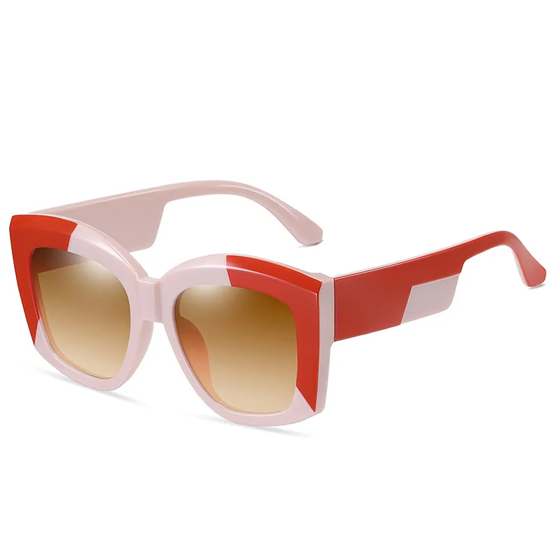 

2025 Hot New Women’s Stylish 3D Frame Sunglasses Must-Have for Beach Photos Travel Party UV400 Protection Outdoor Essential