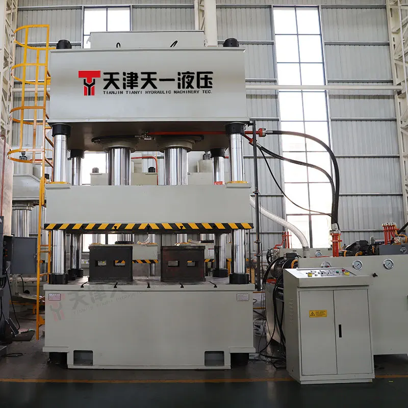 500 ton core box molding four-column hydraulic press custom 500T plastic tray hot press