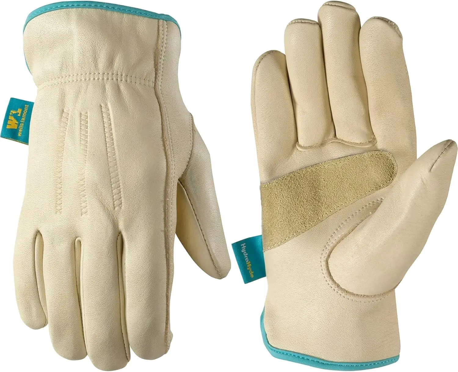 

Women's Water-Resistant Leather Work Gloves | Puncture Resistant, Reinforced, Medium Size