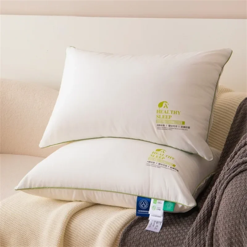 Pure Cotton DuPont Antibacterial Single Side Pillow Core Comfortable Breathable Good Support Five Star Hotel Use All Season