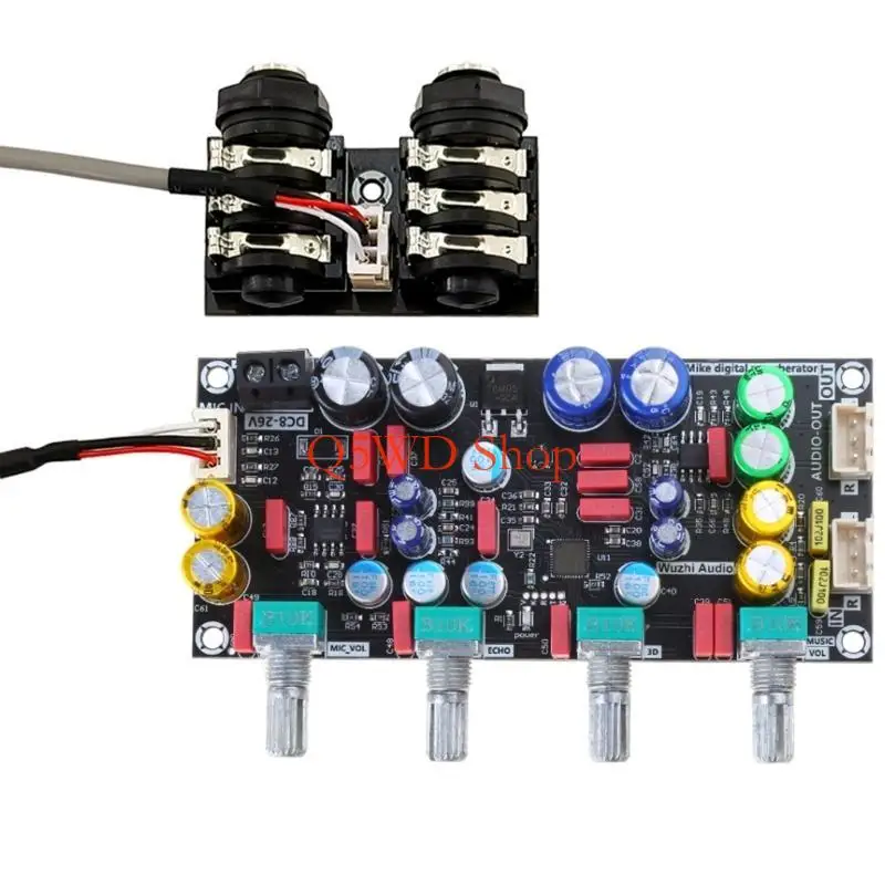 Q5WD Microphone Amplifier Board Karaoke Reverberation Board ZK-AMP view 4