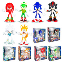 2025 Selling Sonics Film and Television PVC Character Toy Hedgehog Shadow Tail Figure Model Dolls Children Animal Toys