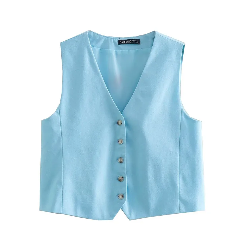 Faionable Leinen Weste Hosen Set frauen Kleidung Herbst Neue Sle ular Trend Polyester Stoff Student orm Arbeit O...