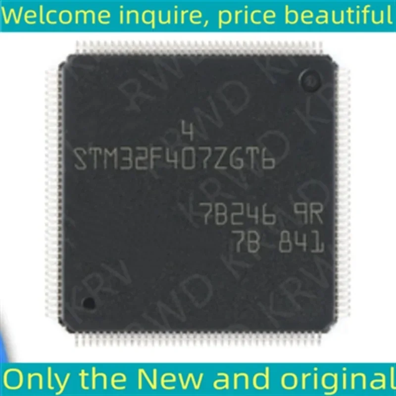 

3PCS STM32F407ZGT6 New and Original Chip IC STM32F407 LQFP-144 ARM Cortex-M4 32-bit MCU