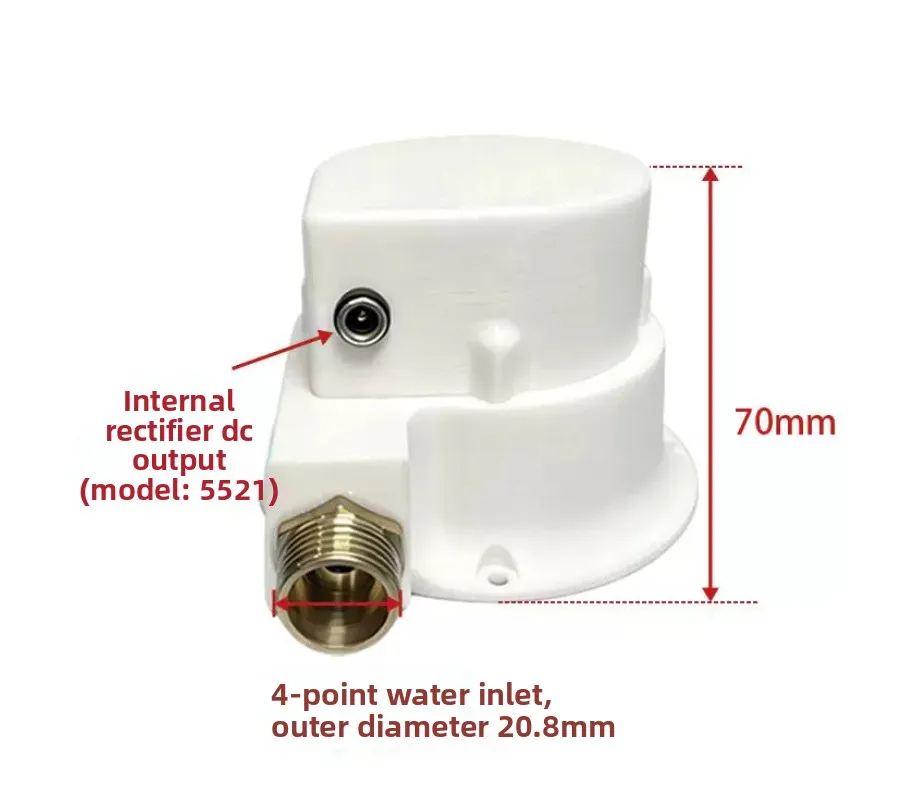 Miniature Field Hydrogenerator Small Portable Percussive Permanent Magnet Brushless Household Turbine and Hydraulic Generator