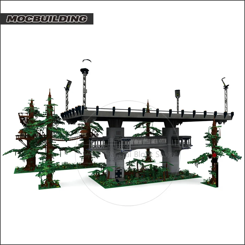 UCS Space Movie Landingplatform MOC Building Blocks Diorama Collection Model DIY Technology Bricks Display Toys Xmas Gifts