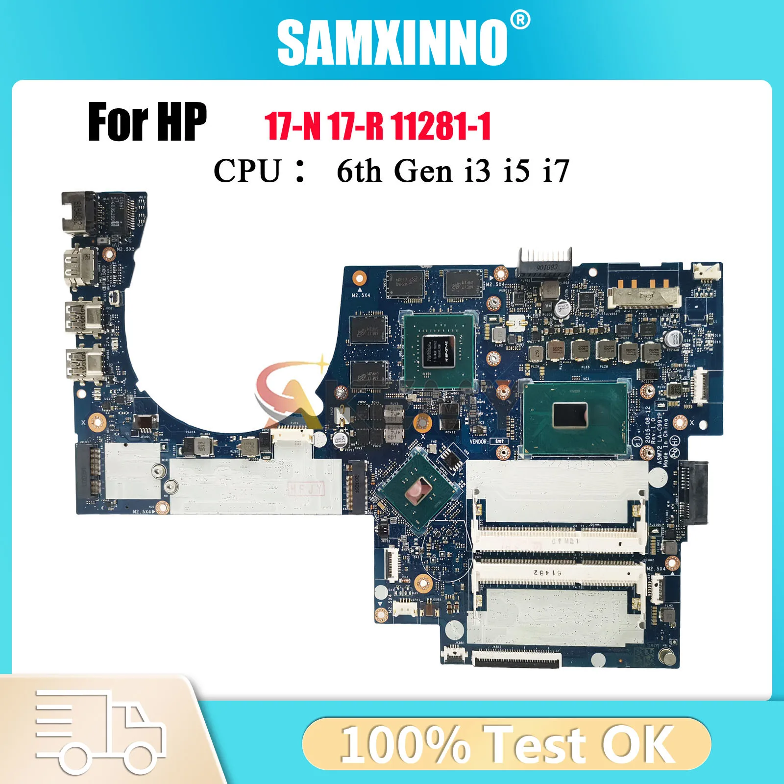 

LA-C991P Материнская плата для ноутбука HP Envy 17-R 17-N 17T-N с процессором i7 GTX950M 4 ГБ графического процессора 832319-601 829068-601 100% полностью протестировано