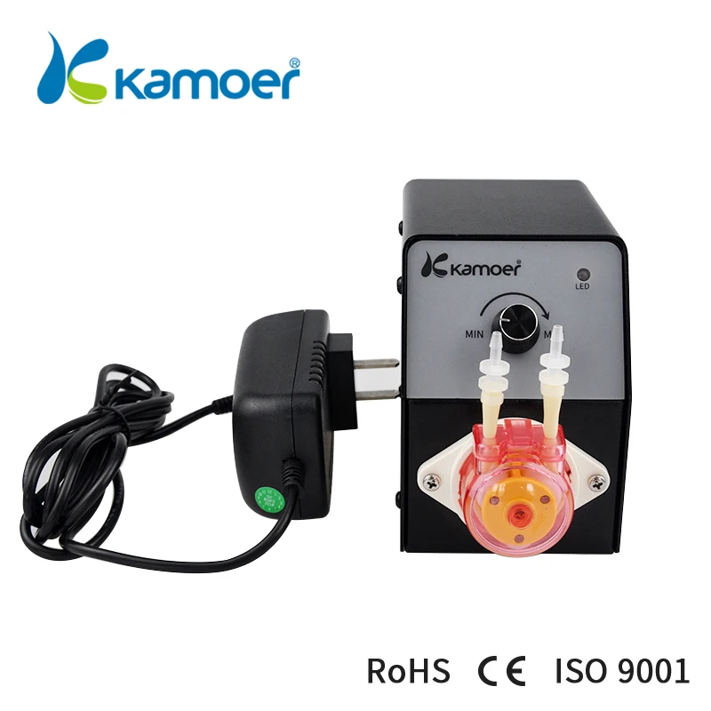 Bomba peristáltica Kamoer KCP2-KFS, bomba de agua de circulación pequeña automática, bomba dosificadora de clorato de potasio y ácido fotalico