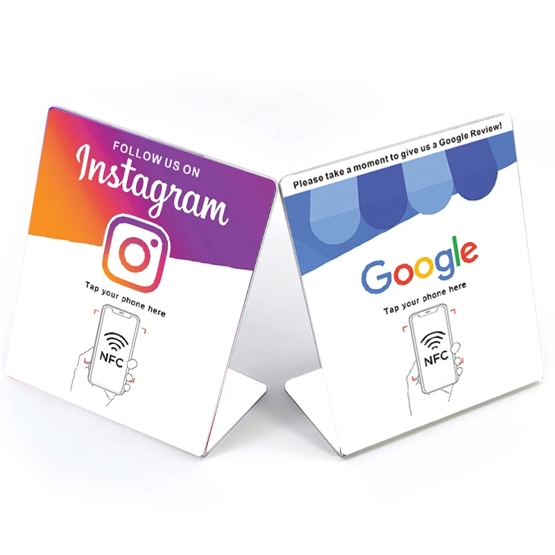 Подставка NFC для Google Reviews Instagram