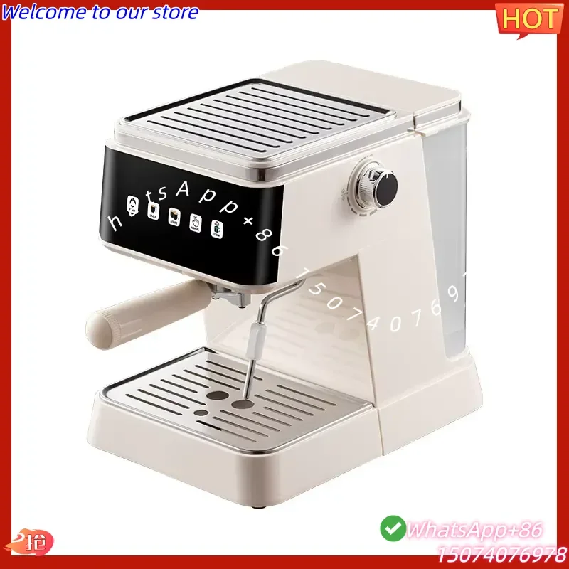 2026New style 1.2-1.8L Semi-automatic Espresso Machine High-pressure Extraction Automatic Cleaning Plastic Household Steam