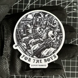 Skeleton Warrior Tactical Patch High Angle Shoot Morale Badge Hook and Loop Printing Patches Military Armband Backpack Sticker
