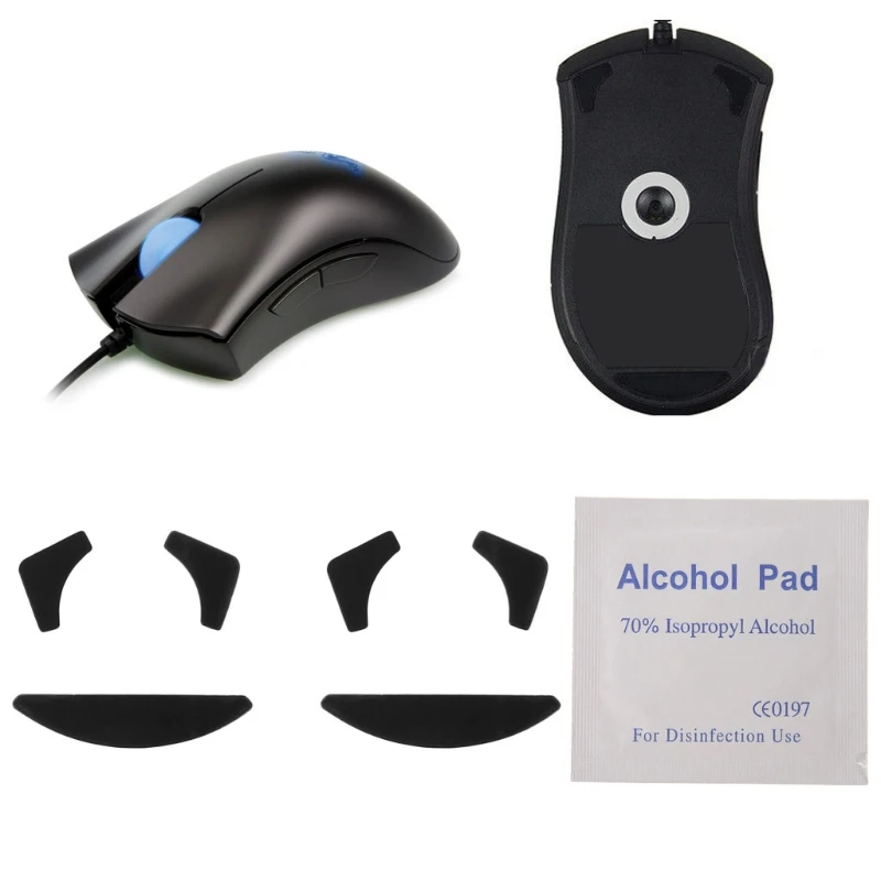 SZYA Alas Mouse Mouse untuk DeathAdder Ketebalan 0.6Mm 2 Set