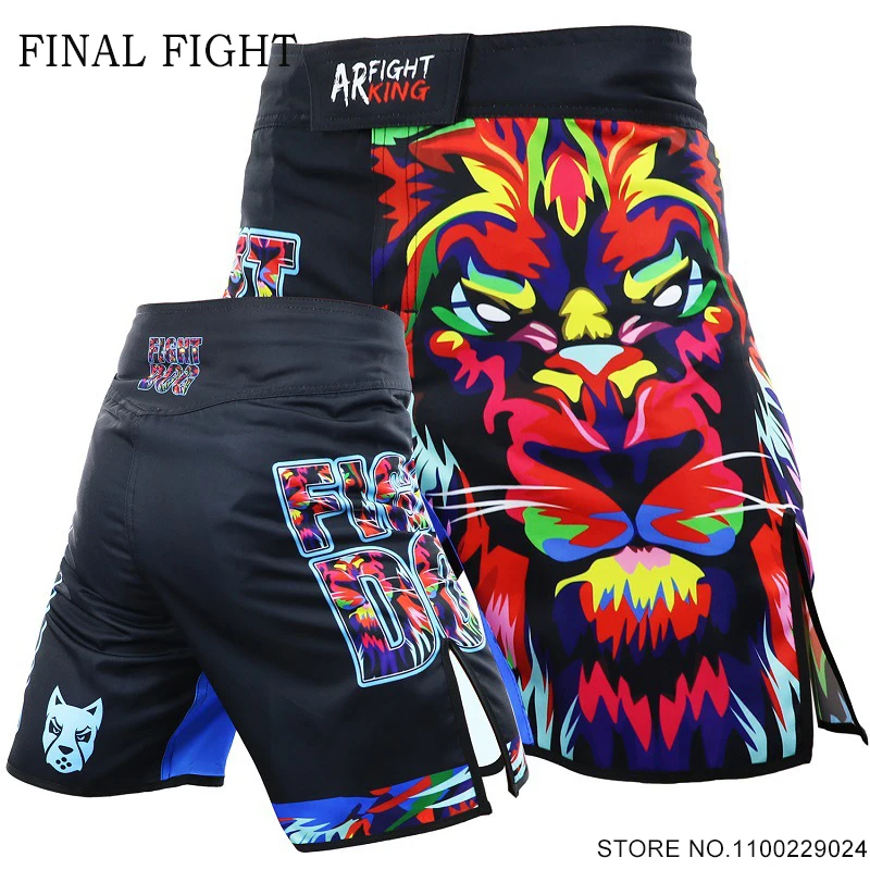 

Shorts MMA Tiger Muay Thai Boxing Pants Gym Training Mixed Martial Arts Bjj Jiu-jitsu Grappling Sparring Kickboxing Fight Shorts