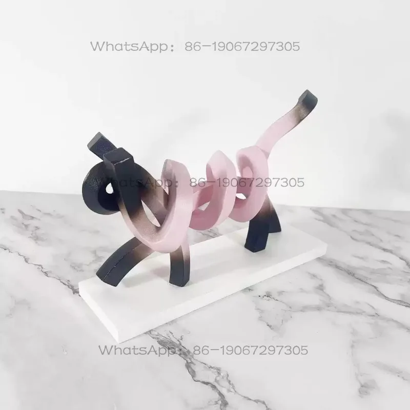 Simple and Modern Creative Cute Cat Resin Living Room TV Cabinet Decoration Ornament