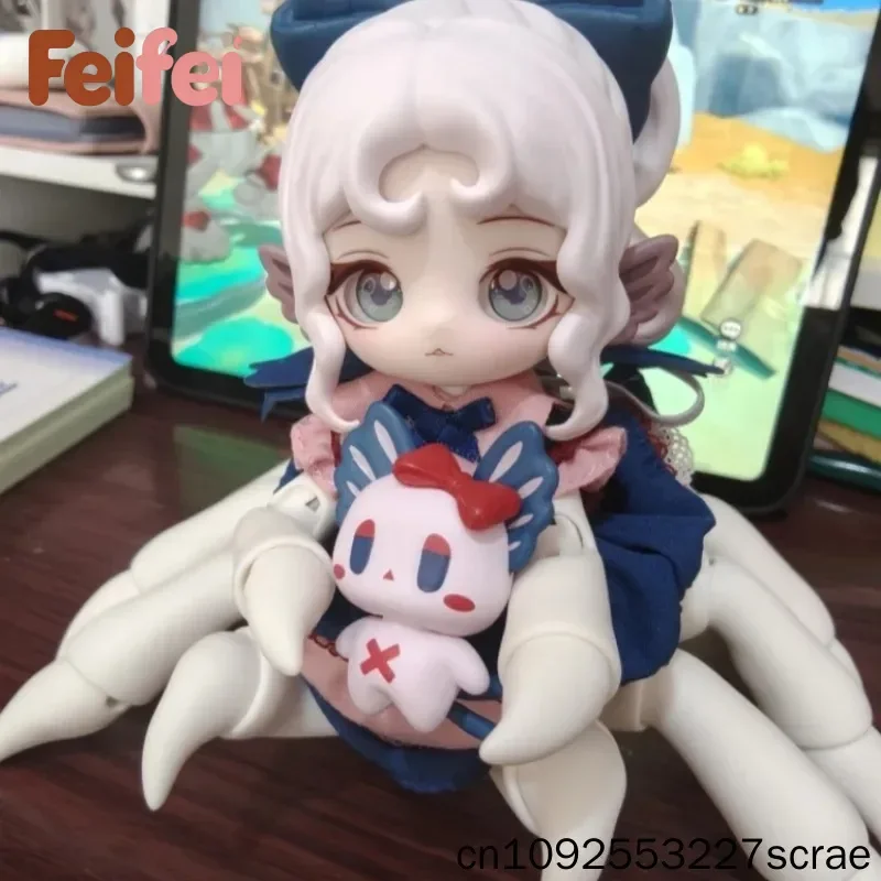 1/8 Fantasy Spider Shape Articulated Mjd Doll Body Pvc Posable Joint Monster Doll Torso Edamame Spider Body Custom Doll Toys