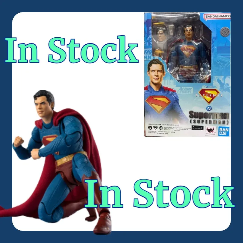 

In Stock Bandai S.H.Figuarts SHF Superman New Superman-2025 Movie Action Figures Desktop Decoration Models Toys Figures