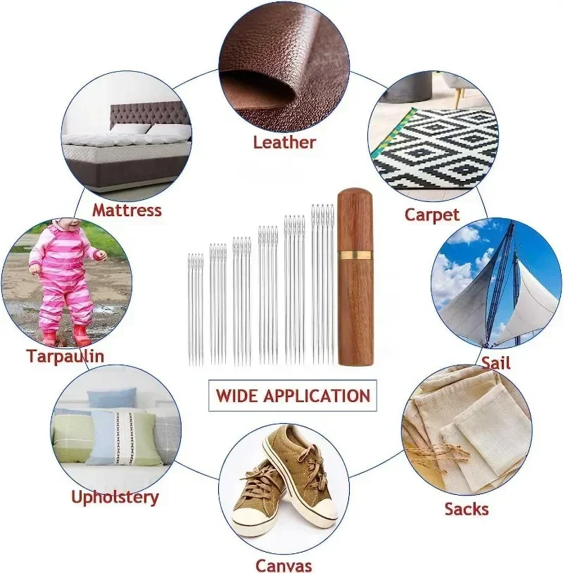 Magiczna igła, haft, stal nierdzewna, igła do szycia, starzec, igły do szydełkowania, majsterkowanie, do użytku domowego, zestaw do dzianiny, zestaw