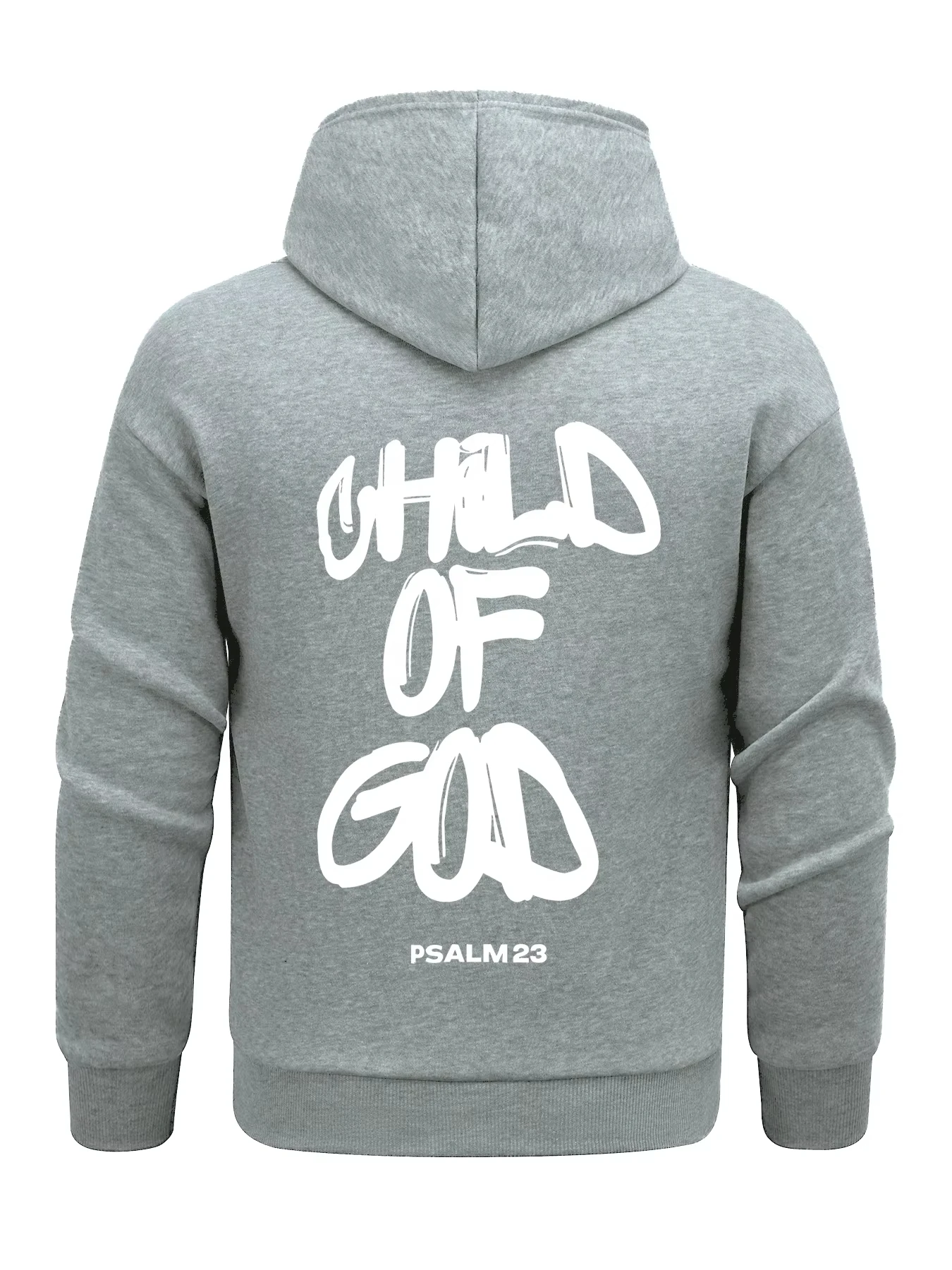 Child Of God Psalm 23 Design Men Hoodies All-Match Fleece Hoody Loose Soft Tops Pocket Clothes Casual Fashion Streetwear