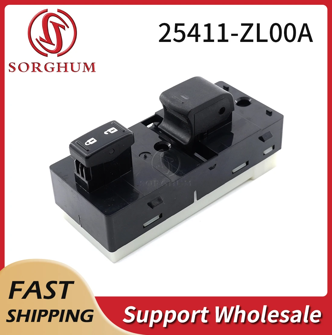 

Sorghum 25411-ZL00A New Passenger Right Left Electric Power Window Switch For Infiniti For Nissan Frontier 2009-2019 25411ZL00A