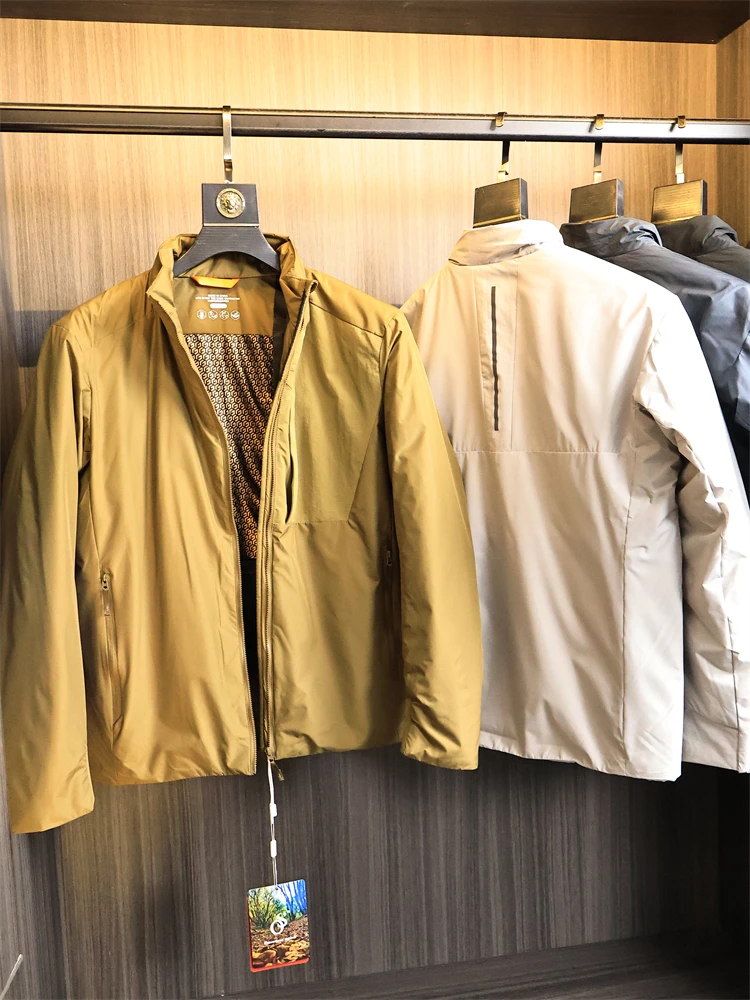 

aphene Heated P Cotton Outdoor Men's Jaet Loose Fit Warm Stand Collar Cotton Coat Trendy Autumn Winter Faion Urban Sle