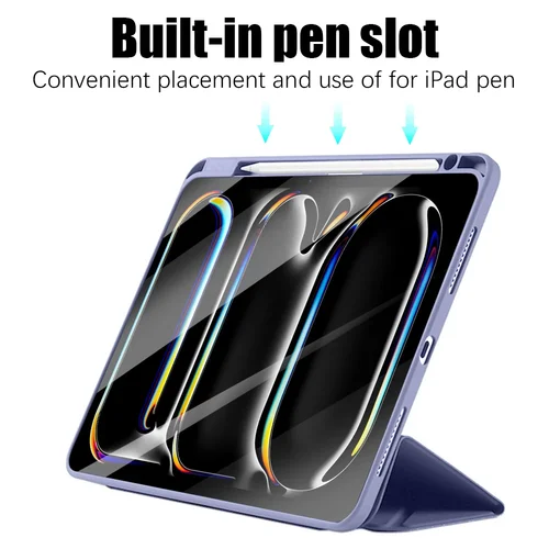 Imagen 2 del producto Funda para Ipad Pro 12,9 13 11 M4 M2 Mini 6 Air 5 4 3 2 1 10 9 8 10th 9th 8th 6th 5th Generación 10,9 2024 Funda Accesorios