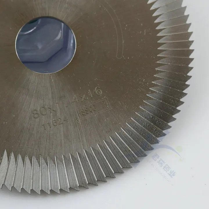 Raise FP19 HSS saw blade on three sides, phi 80 x1. 4 x phi 16 100 e series key machine blade saw