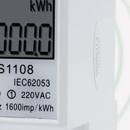 DIN Rail Energy Meter AC220V Energy Meter Accurate Measurement Compact Design Billing Meter -20 -55 Energy Billing