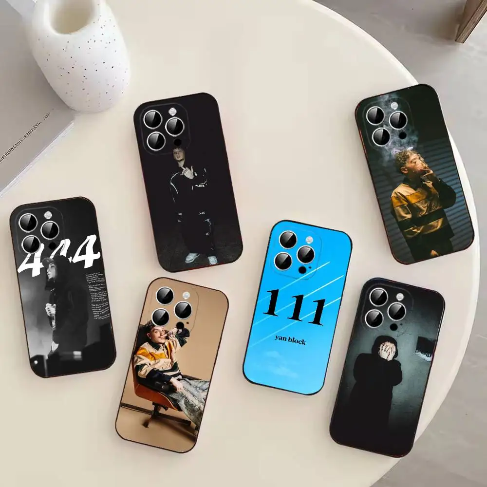 Y-Yan Block 111 444 Cool Phone Case For iPhone 17 pro max,16,15,14,13,12,11 Plus,Pro Max,XS,mini,Cover Cell phone Black Case