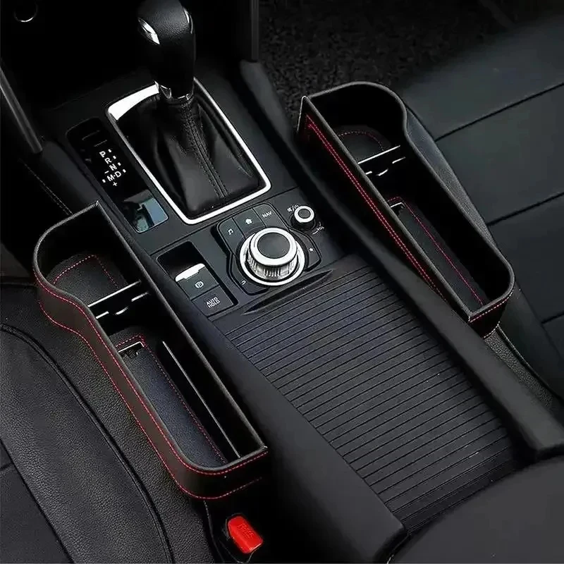 1pc Car Seat Gap Pocket Organizer Universal Storage Box, Keep Phone Keys Cards Tidy Auto Interior Accessories