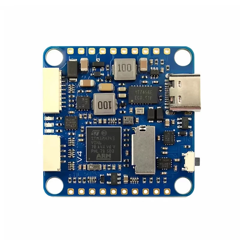 Mateksys H743 SLIM V4  Flight Controller for RC FPV Racing Drone Multicopter Model with Integrated Built-in OSD MicroSD Slot