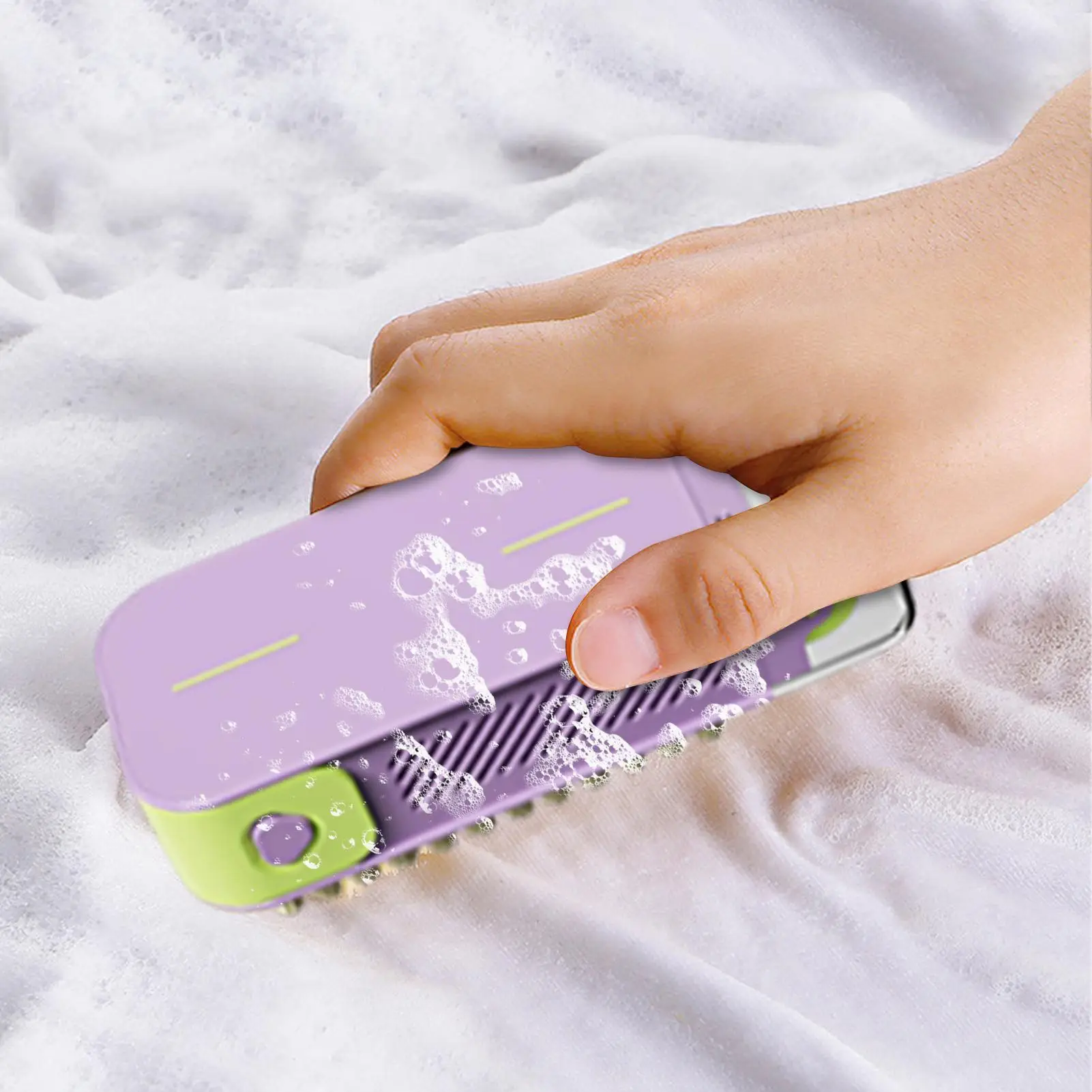 Laundry Bar Soap Box With Roller Brush Type Household Container Clothes Cleaning Solution For bathroom RV Camping Travel