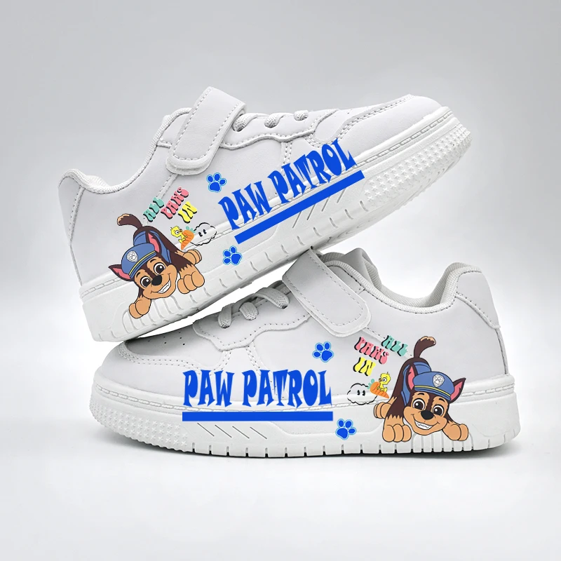 Jungen Paw Patrol Cartoon Freizeitschuhe, neue rutschfeste Kindersneaker, niedliche weiße Sportschuhe, atmungsaktive Outdoor-Schuhe für Babys und Kinder – Detail 4