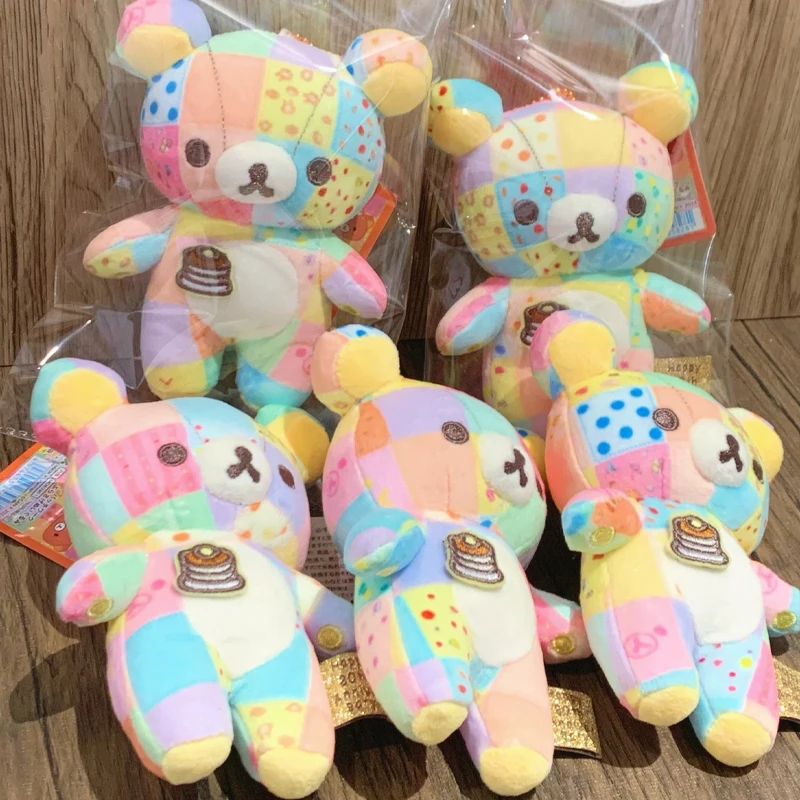 

San-X20 см Кагосима 20-летие Rilakkuma плюшевая игрушка милый медведь лоскутная кукла сумка кулон украшение брелок подарок-сюрприз
