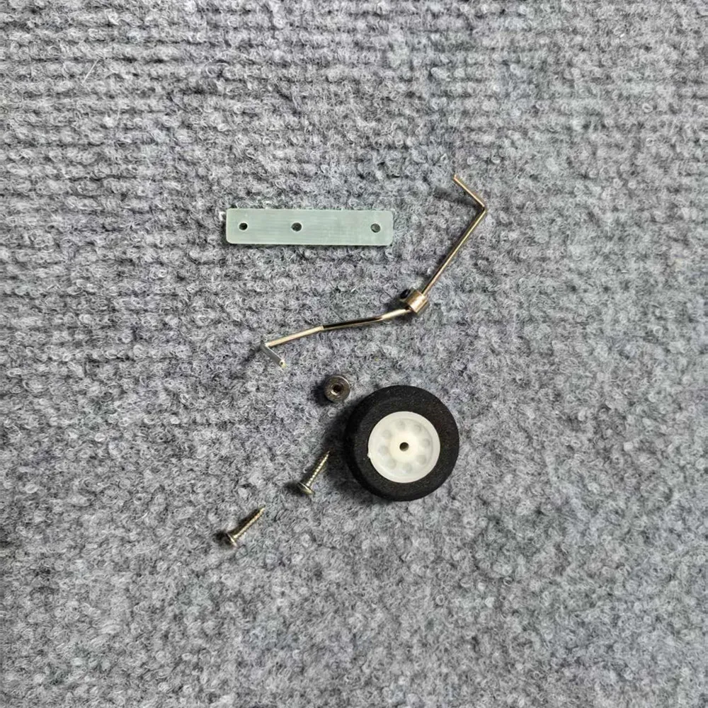 1PC 25-40 Class Steering Tail Wheel Kit with Fiberglass Bracket & Wheel for RC Airplanes Durable Upgrade Steering System