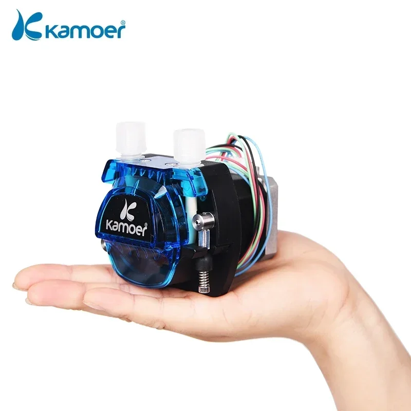 Kamoer KCM High-Precision Mini Coffee Machine Pump 12V 24V Low-Pressure Stepper Motor Water Treatment Oil Peristaltic Pump CE