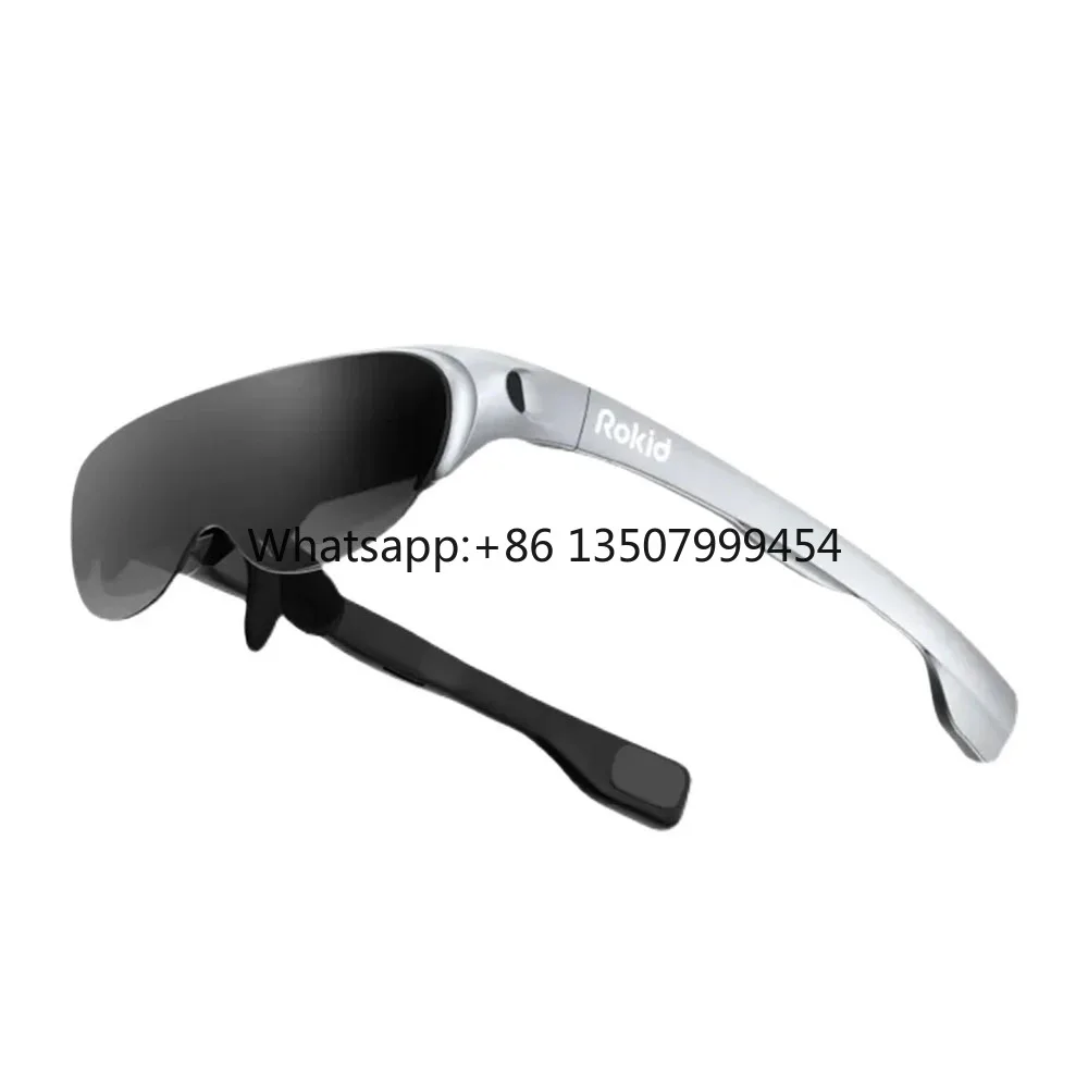 

For Air AR Smart Glasses 1080P OLED Screen Dual Display 43FoV 55PPD Foldable Shutter 3D Custom Fit Home Game Device
