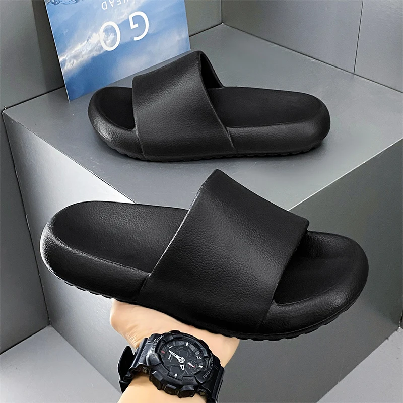 

Мужская и женская летняя верхняя одежда, новинка 2025 года, нескользящие износостойкие домашние пляжные тапочки, сандалии