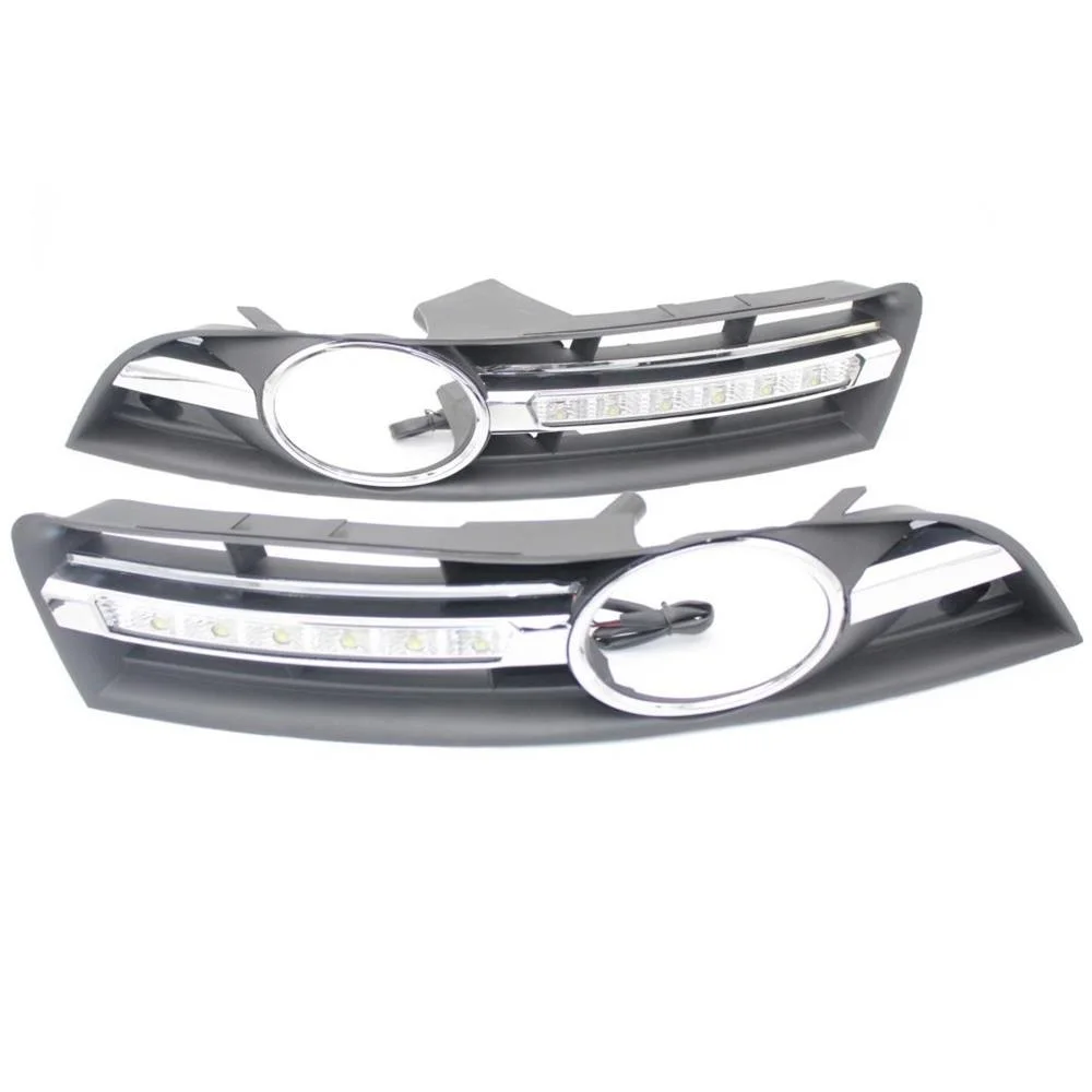 1Pair LED DRL For VW Passat B6 2006 2007 2008 2009 2010 2011 Car-styling LED DRL Daytime Running Light Waterproof  With Harness