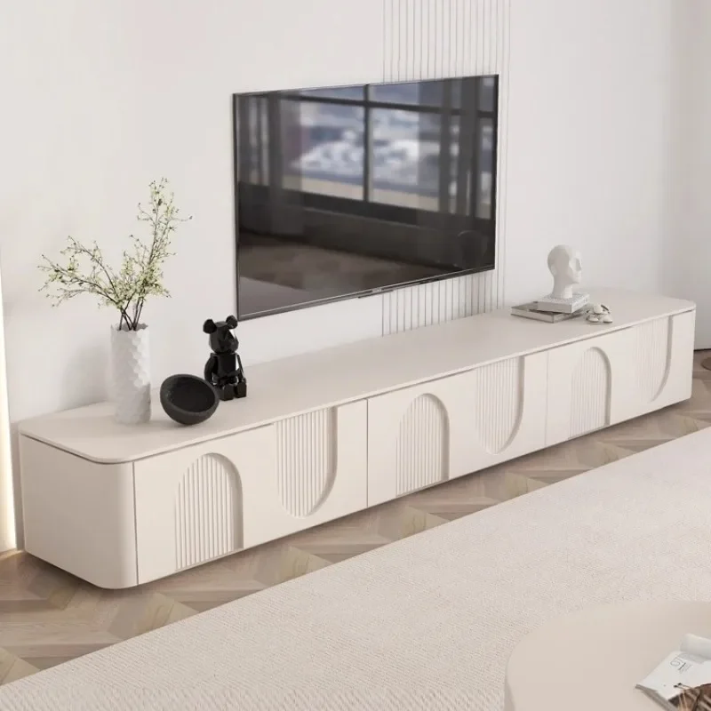 

TV Stand Entertainment Center Modern Living Room Electric Fireplace Floating Wood Console Storage Cabinet Arredamento Furniture