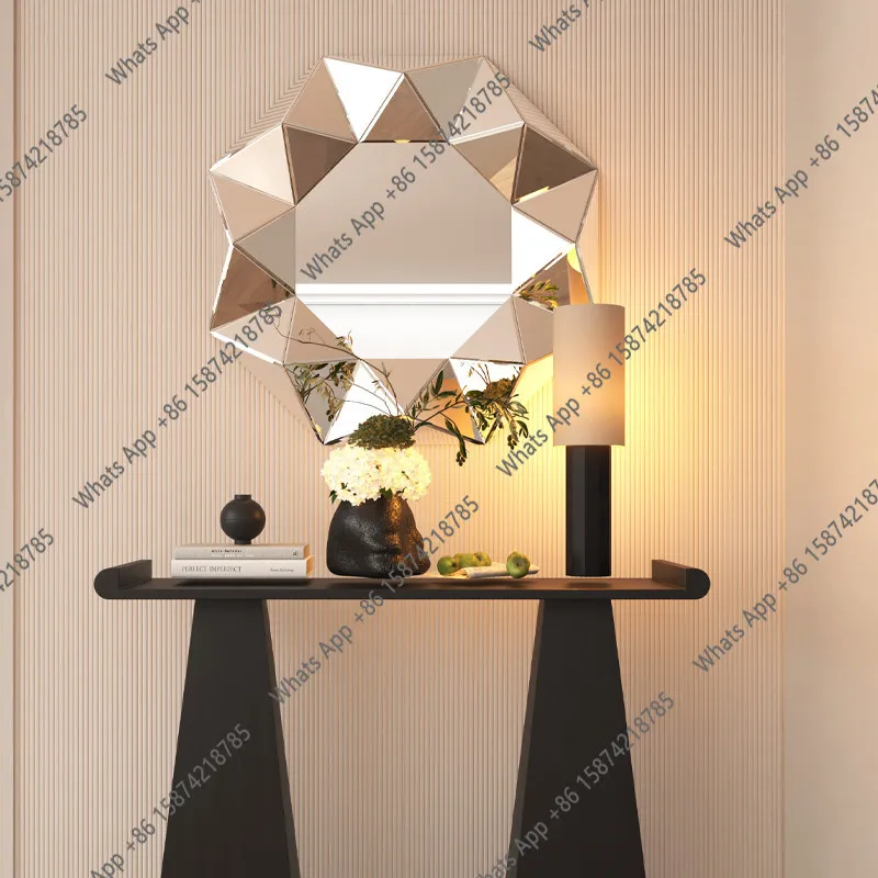 Modern Simple Half Body Standing Wall Wall Makeup Mirror Dressing Mirror Square Size Special-shaped