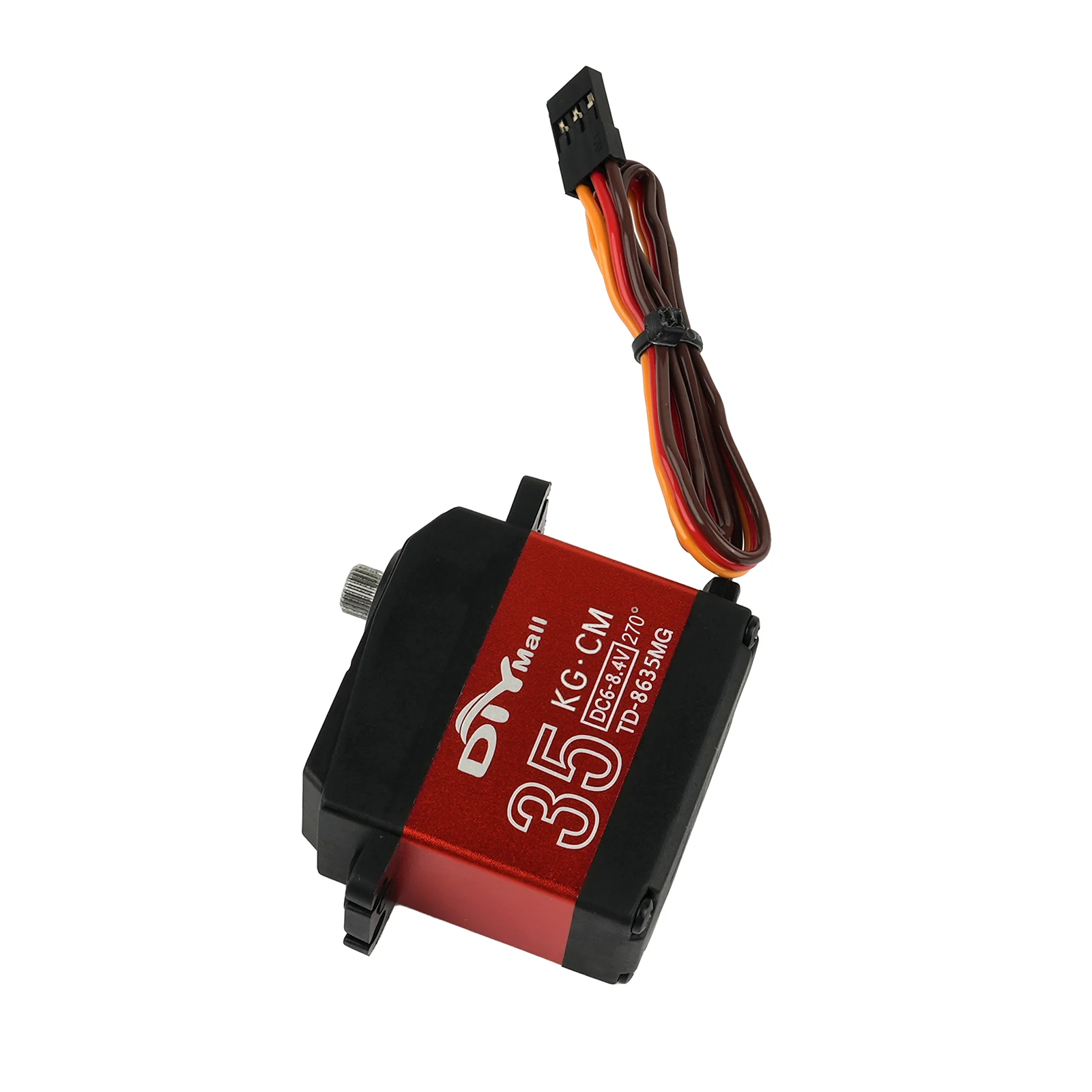 Motore servo con spazzole di carbone digitale TD-8635MG da 35 kg. cm 180 ° /270 ° /360 °   Servo standard per giocattolo modello robot aereo per auto RC