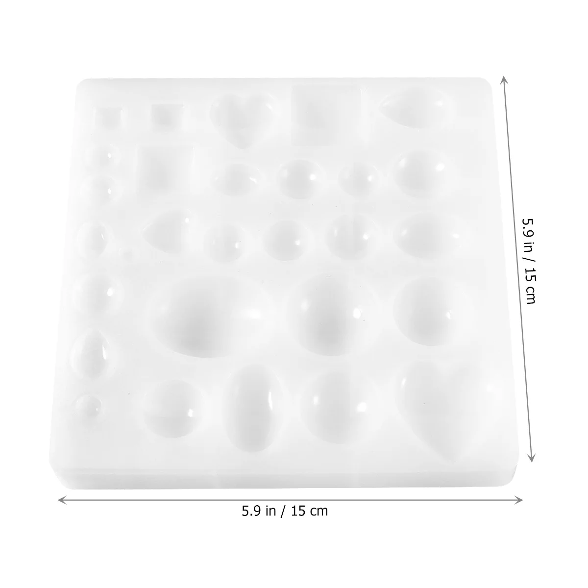 

Gem Mold Set Epoxy DIY Round Casting Molds Mini Pendant Silicone Jewelry Making Supplies Food Grade Eco Friendly Heat Resistant