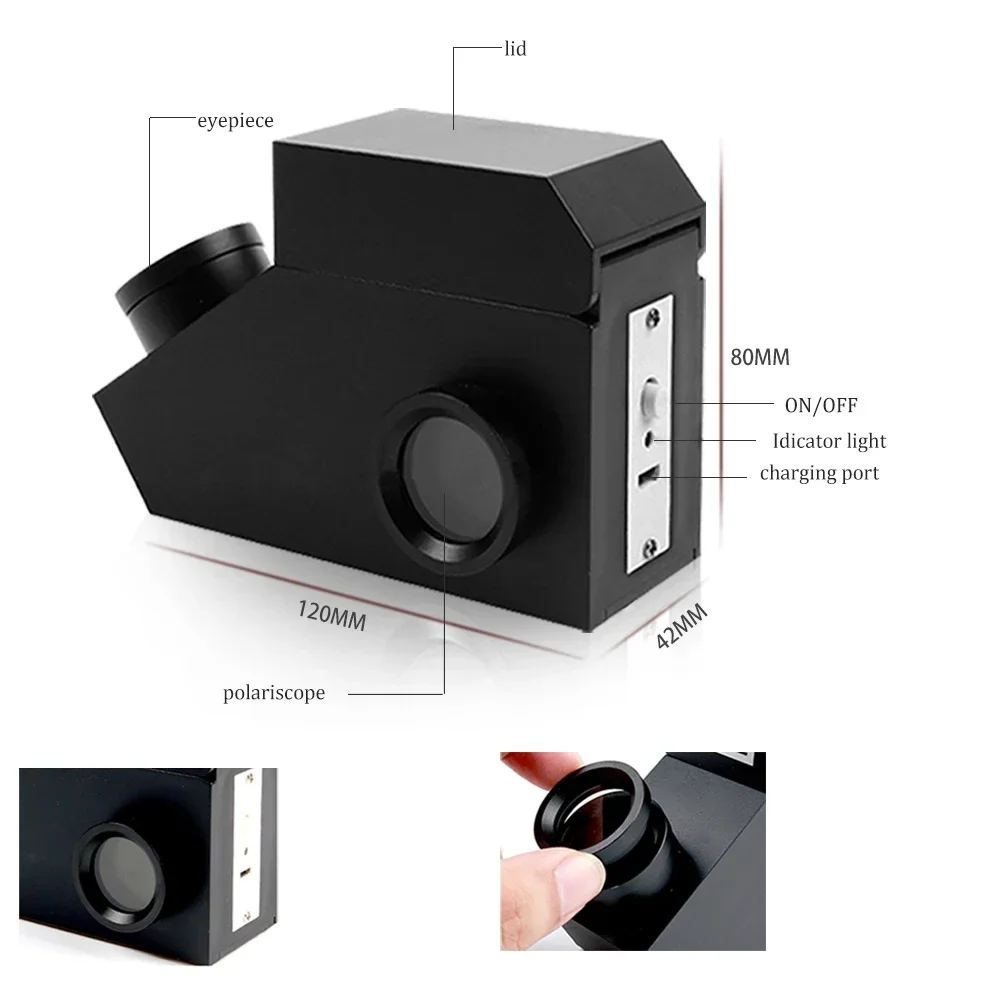 

Jewelry Tools Led Gem Refractometer Gemology Monochromatic Light Filter Gemological Refractometer Hot sales