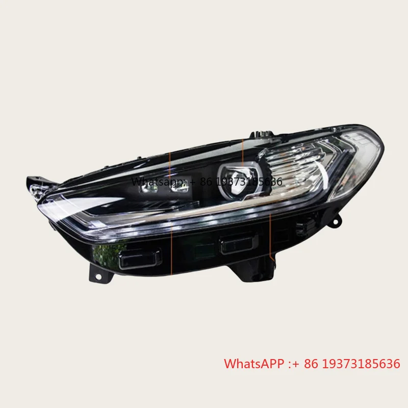 لفورد مونديو MK5 مجموعة مصابيح أمامية سيارة ضوء الأصلي LED 2011-2019 CTNH-Mondeo NH + HEV OEM ES7313D155AE #3