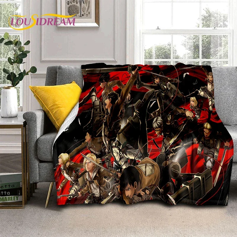 2025-attack-on-titan-eren-anime-cartoon-soft-blanketsthrow-blanket-comfortable-blanket-for-picnic-beds-sofa-home-kids-gifts