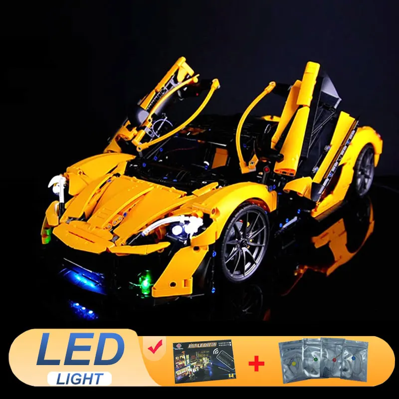 

Комплект светодиодных фонарей для LEGO 42172 Super Car P1, идеи ламп, подарок «сделай сам» (не включает строительные блоки, наборы кирпичей, наборы моделей)